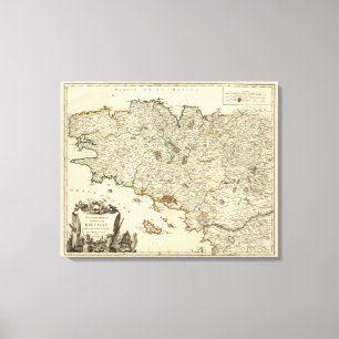 Frankreich 9 leinwanddruck