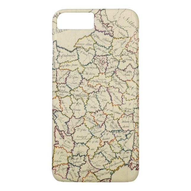Frankreich-Abteilungen Case-Mate iPhone Hülle (Rückseite)