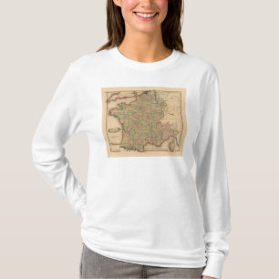 Frankreich, Abteilungen T-Shirt