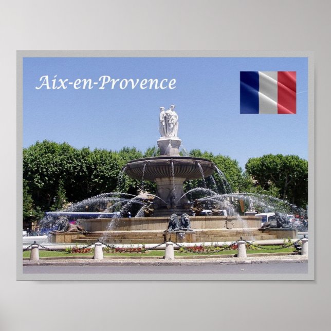 Frankreich - Aix-en-Provence - Poster (Vorne)
