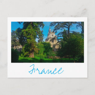 Frankreich Architektur Französische Kathedrale Nat Postkarte