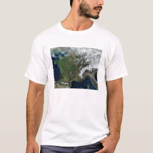 Frankreich aus dem Weltraum T-Shirt