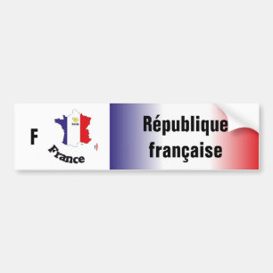 Frankreich Autoaufkleber