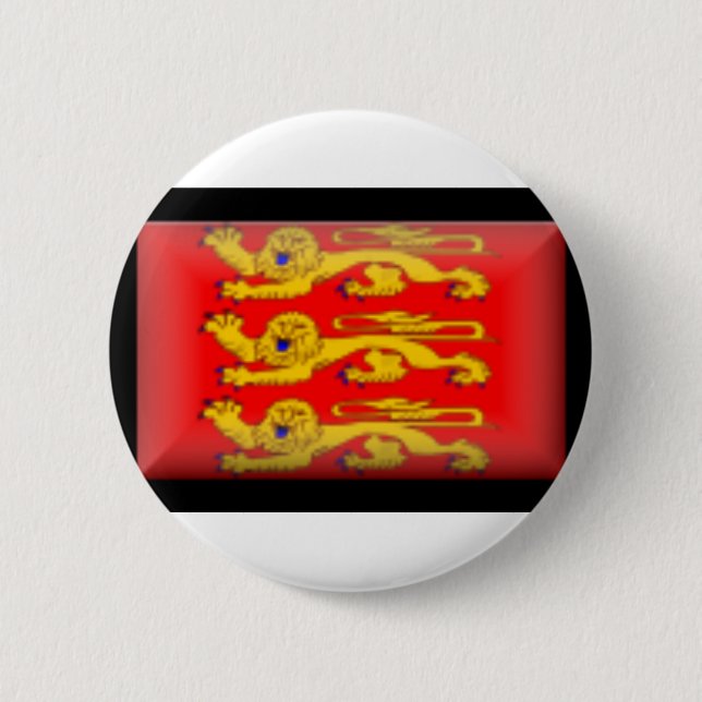 Frankreich-Basse Normandie Flagge Button (Vorderseite)