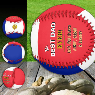 Frankreich Bester Vater, patriotische Vater, franz Baseball