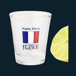 Frankreich - Blaue Persönlichkeit der französische Schnapsglas