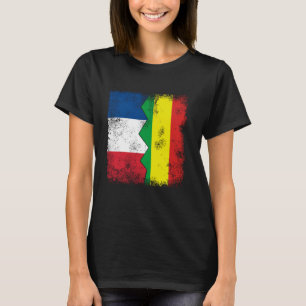 Frankreich Bolivien Flags Halbbolivianische franzö T-Shirt