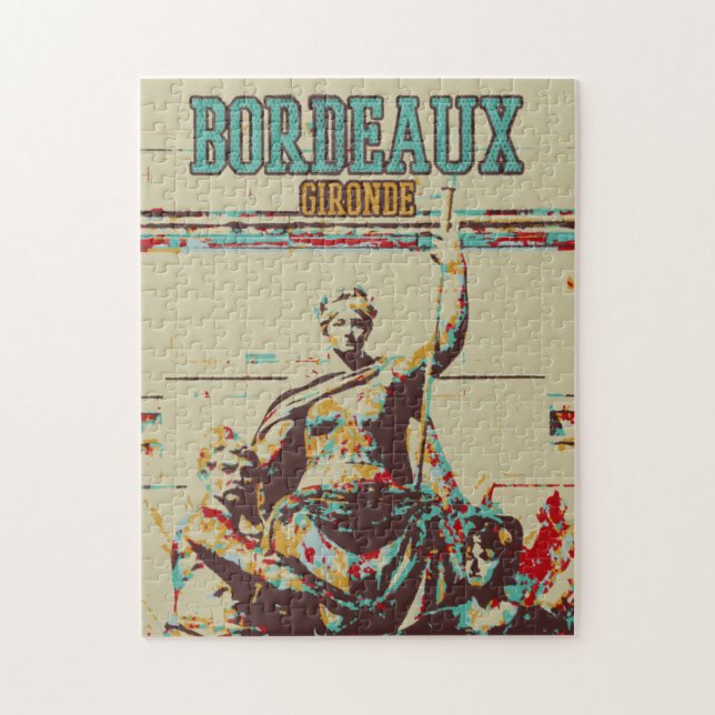 Frankreich Bordeaux Gironde-Denkmal (Vertikal)