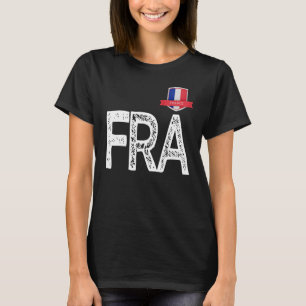 Frankreich - Buchstaben F und R und A T-Shirt