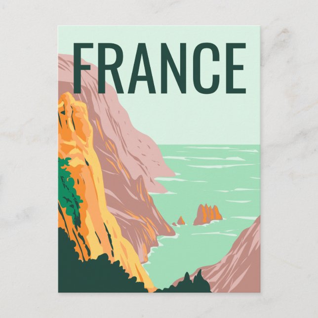FRANKREICH | Calanques National Park Belvedere Postkarte (Vorderseite)