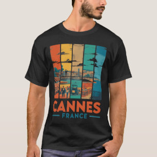 Frankreich Cannes Französische Riviera Strände Vin T-Shirt