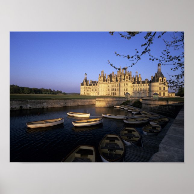 Frankreich, Centre, Loir et Cher, Chateau Chambord Poster (Vorne)