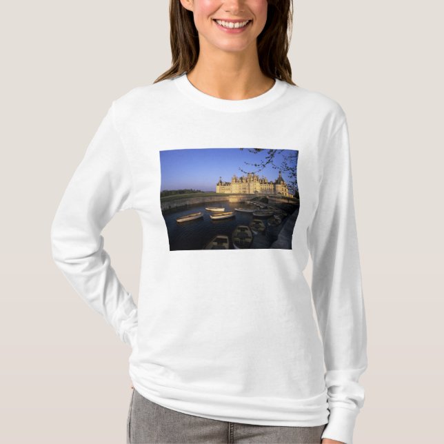 Frankreich, Centre, Loir et Cher, Chateau Chambord T-Shirt (Vorderseite)