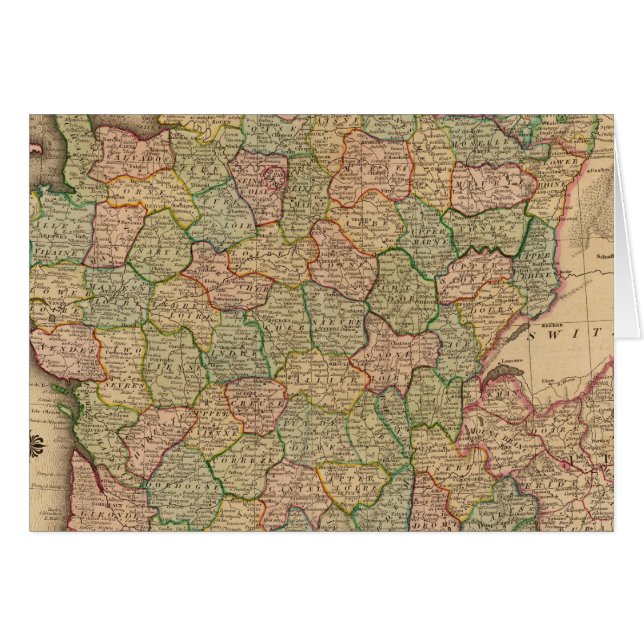 Frankreich, Departements (Vorderseite (Horizontal))
