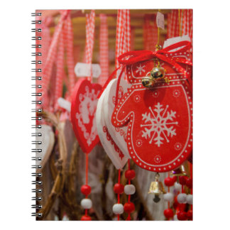 Frankreich, Elsass, Colmar. Weihnachtsmarkt Notizblock