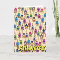 Frankreich - Fahrradplakat