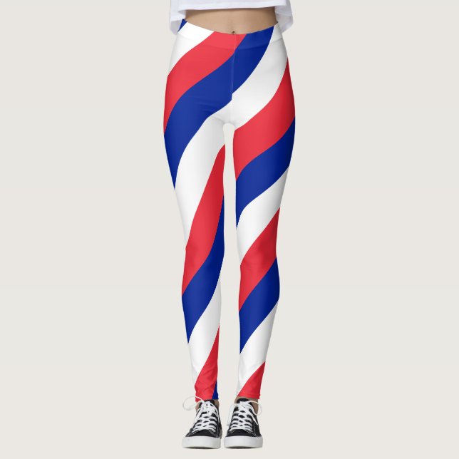 Frankreich - Farben für die Nationalflagge Leggings (Vorderseite)