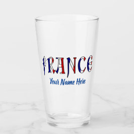 Frankreich - Farben für französische Flaggen Perso Glas