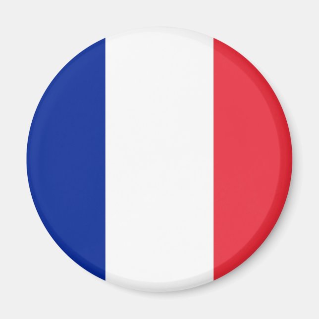 Frankreich Flag Magnet (Vorne)