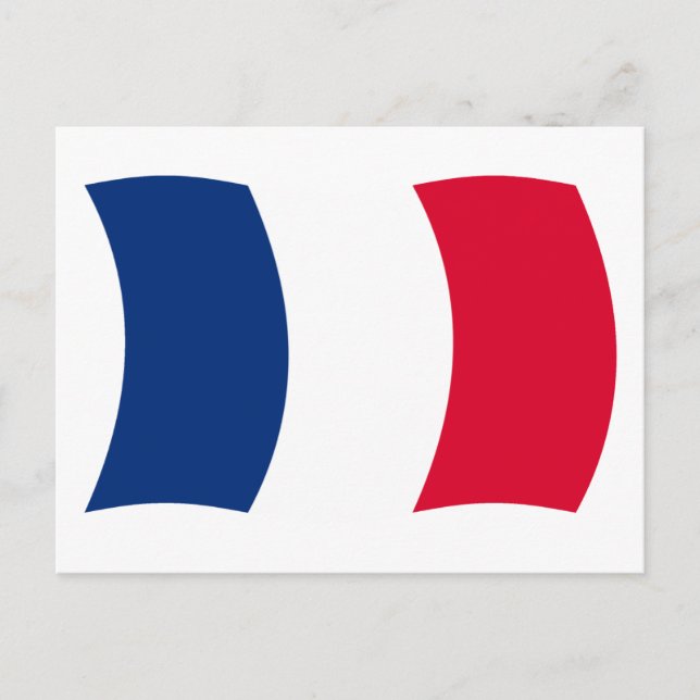 Frankreich Flag Postcard Postkarte (Vorderseite)