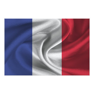 Frankreich-Flagge Fotodruck