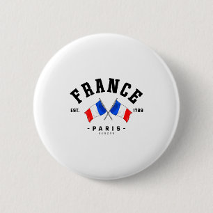 Frankreich-Flagge Französisches Geschenk Frankreic Button