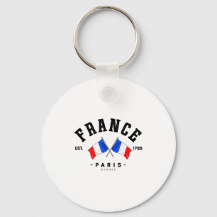 Frankreich-Flagge Französisches Geschenk Frankreic Schlüsselanhänger