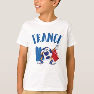 Frankreich - Flagge für den Fußball T-Shirt
