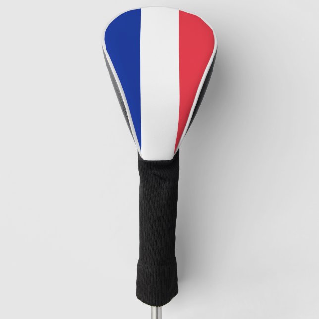 Frankreich-Flagge Golf Headcover (Vorderseite)