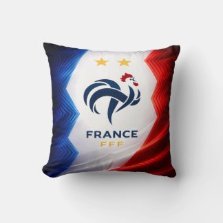Frankreich-Flagge-Hahn-Design-Kissen Kissen
