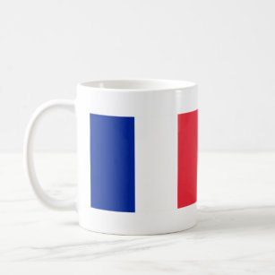 Frankreich-Flagge Kaffeetasse