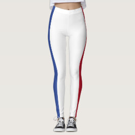 Frankreich-Flagge Leggings