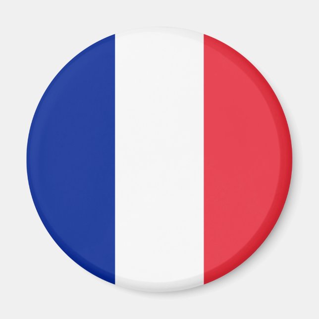 Frankreich-Flagge Magnet (Vorne)