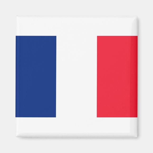 Frankreich-Flagge Magnet (Vorne)