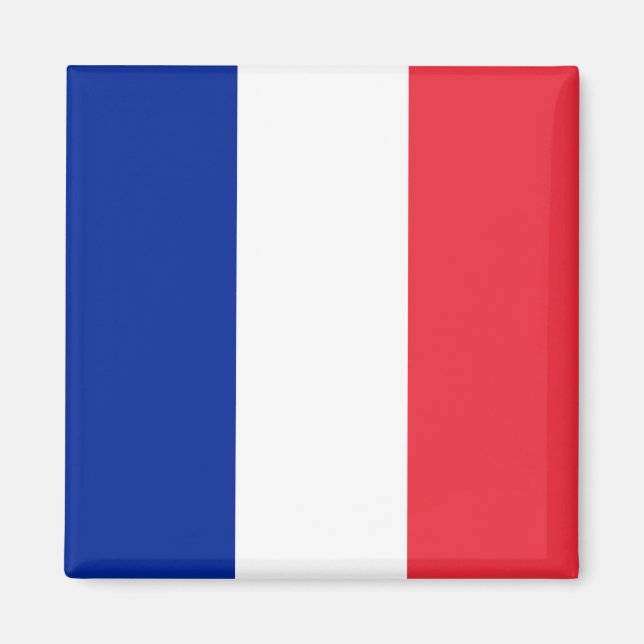 Frankreich-Flagge Magnet (Vorne)