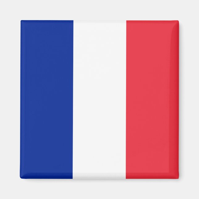 Frankreich-Flagge Magnet (Vorne)