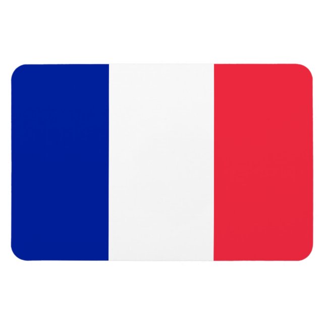 Frankreich-Flagge Magnet (Horizontal)
