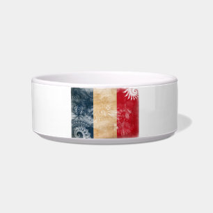 Frankreich-Flagge Napf