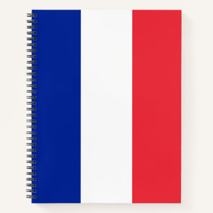 Frankreich-Flagge Notizbuch