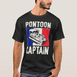 Frankreich-Flagge Patriotischer Bootskapitän Franz T-Shirt