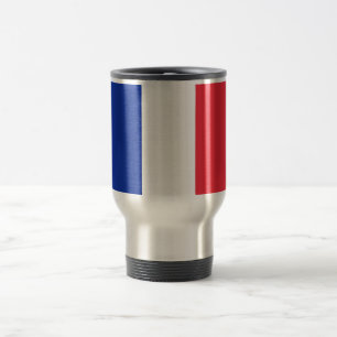 Frankreich Flagge Reisebecher