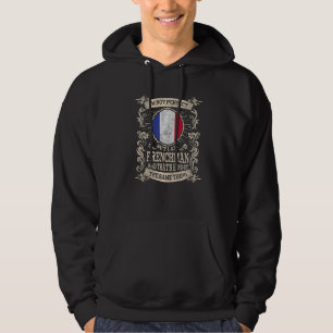 Frankreich-Flagge Stolze französische Menschen Män Hoodie