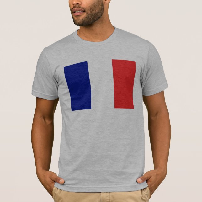 Frankreich-Flagge T-Shirt (Vorderseite)