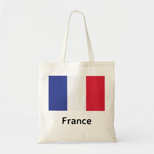 Frankreich-Flagge Tragetasche (Vorne)