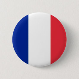 Frankreich-Flaggen-Knopf Button
