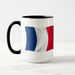 Frankreich-Flaggen-Tasse Tasse