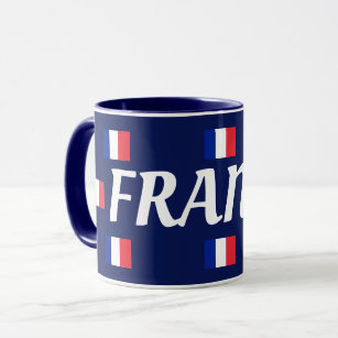 Frankreich-Flaggen-Tasse Tasse