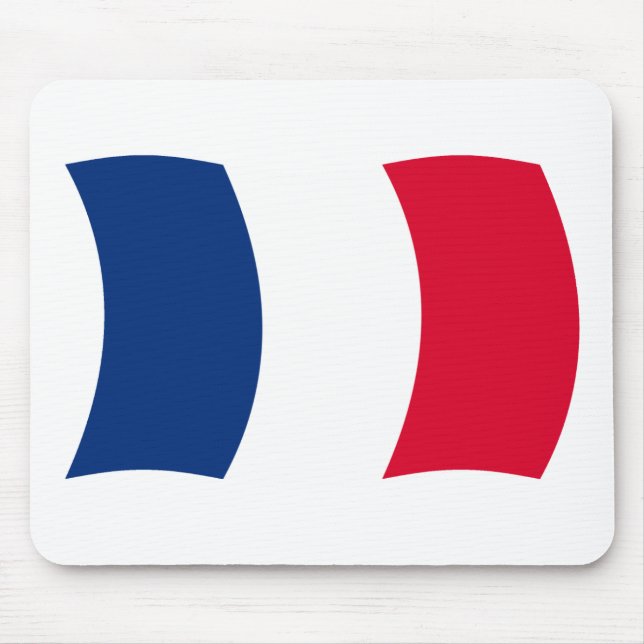 Frankreich Flaggenmousepad Mousepad (Vorne)