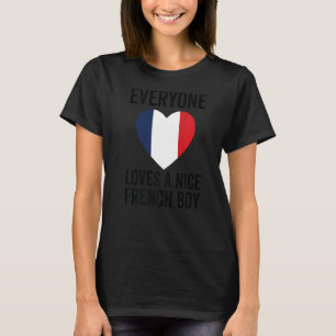 Frankreich flaggt alle Lieben ein netter französis T-Shirt