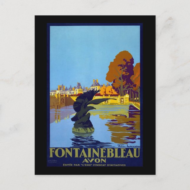Frankreich Fontainebleau Avon Postkarte (Vorderseite)